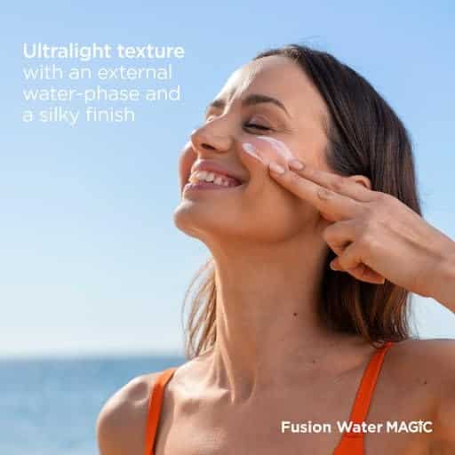 ضد آفتاب فوق العاده سبک فیوژن واتر مجیک ایزدین با SPF 50