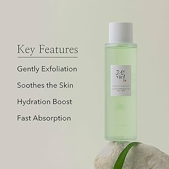 تونر آبرسان AHA و BHA شاداب کننده و جوانساز بیوتی آف جوسان Beauty of Joseon Green Plum Refreshing Toner AHA + BHA