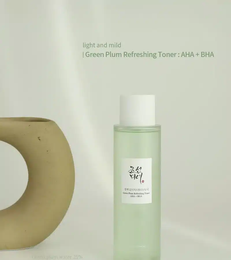 تونر آبرسان AHA و BHA شاداب کننده و جوانساز بیوتی آف جوسان Beauty of Joseon Green Plum Refreshing Toner AHA + BHA
