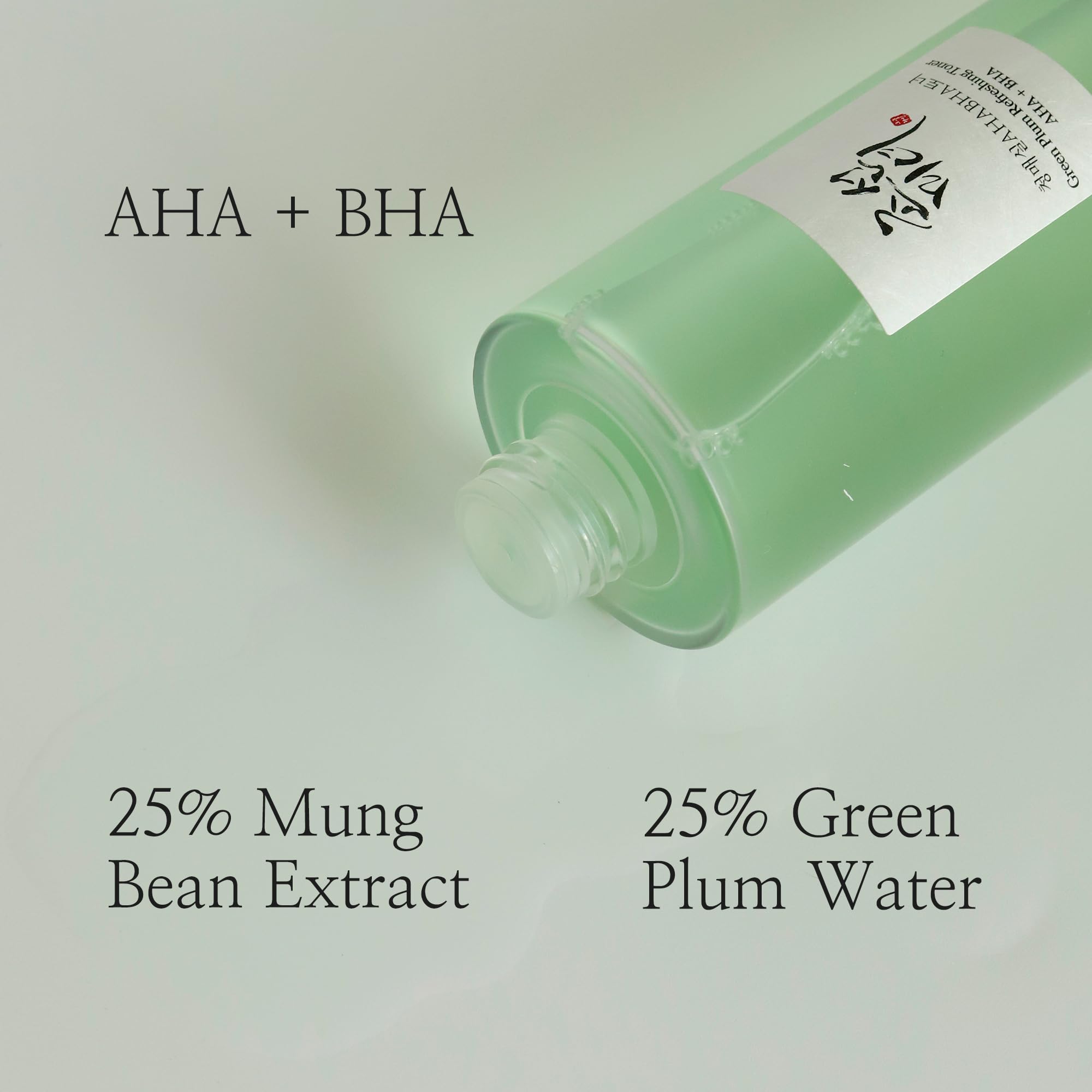تونر آبرسان AHA و BHA شاداب کننده و جوانساز بیوتی آف جوسان Beauty of Joseon Green Plum Refreshing Toner AHA + BHA