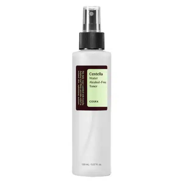تونر آبرسان و تسکین دهنده کوزارکس مدل سنتلا واتر فاقد الکل Cosrx Water Alcohol Free Toner