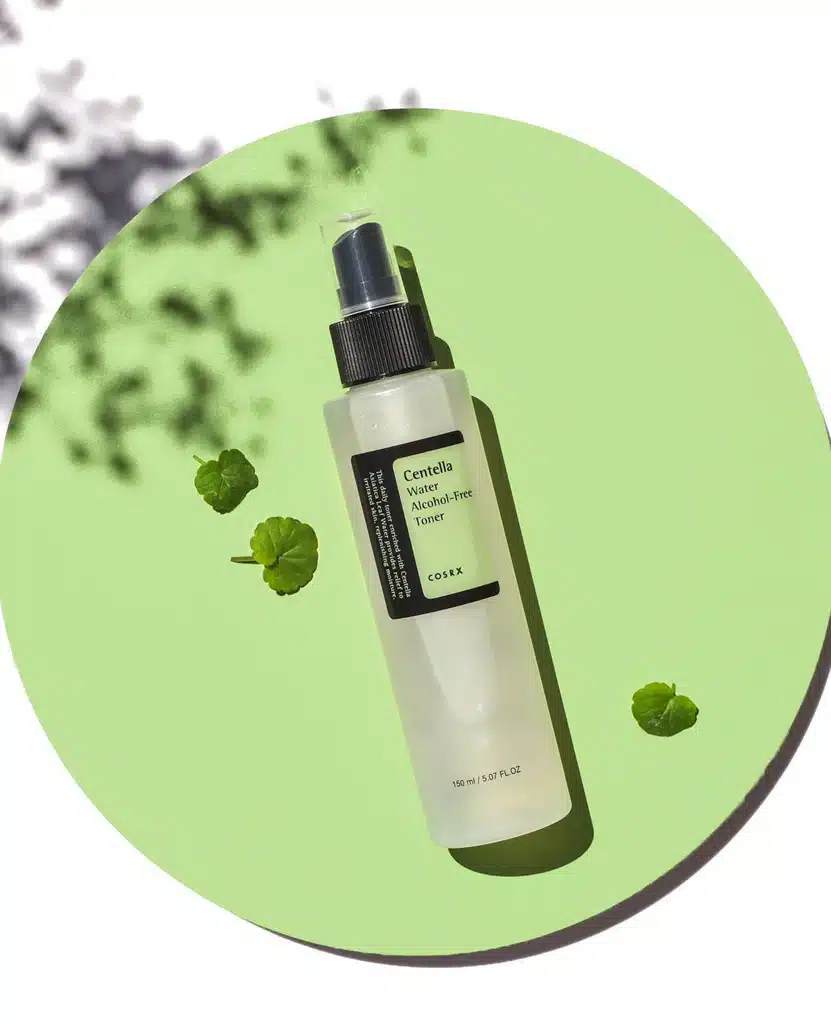 تونر آبرسان و تسکین دهنده کوزارکس مدل سنتلا واتر فاقد الکل Cosrx Water Alcohol Free Toner