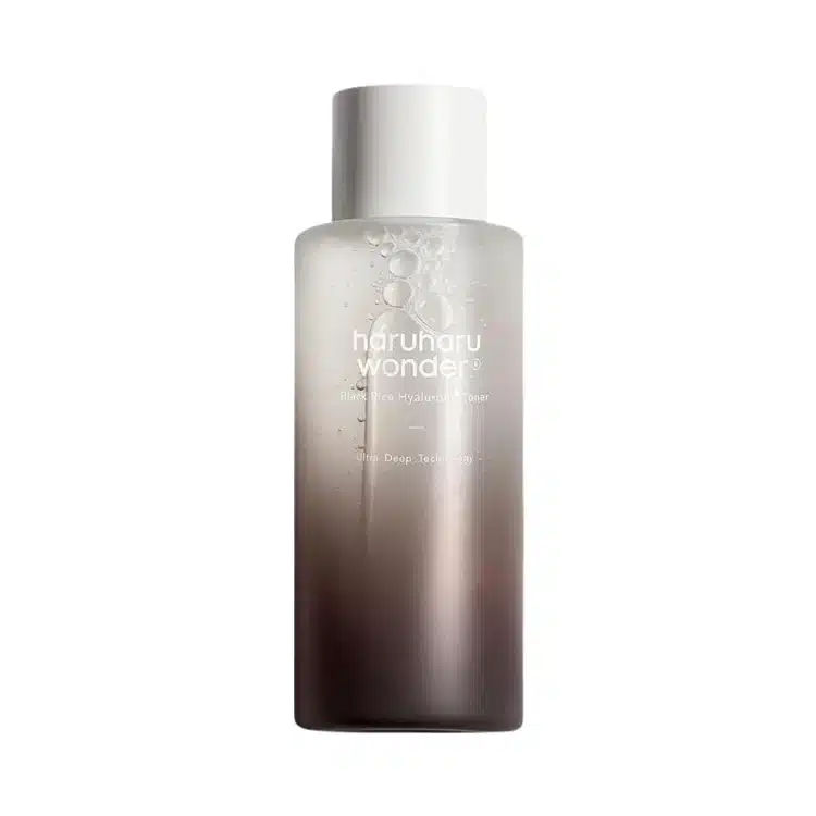 تونر آبرسان و مرطوب کننده عمقی برنج سیاه هاروهارو Haruharu Wonder Black Rice Hyaluronic Toner Ultra Deep Technology 150ml