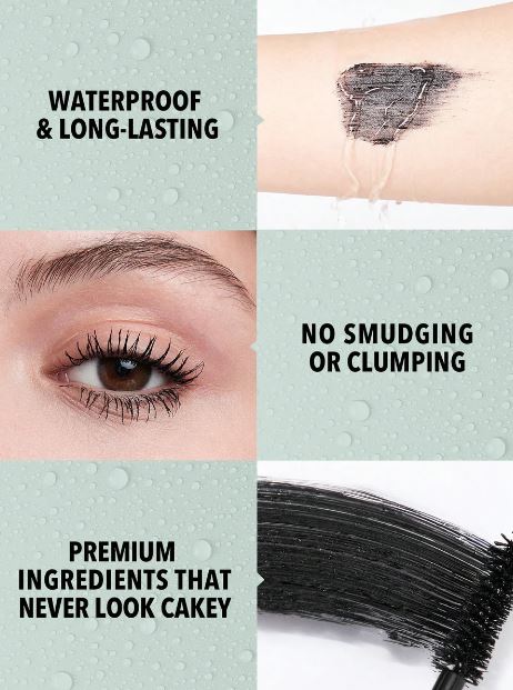 ریمل دوسر مشکی ضدآب شیگلم حجم دهنده و بلندکننده مژه مدل ALL-IN-ONE VOLUME AND LENGTH MASCARA SHEGLAM