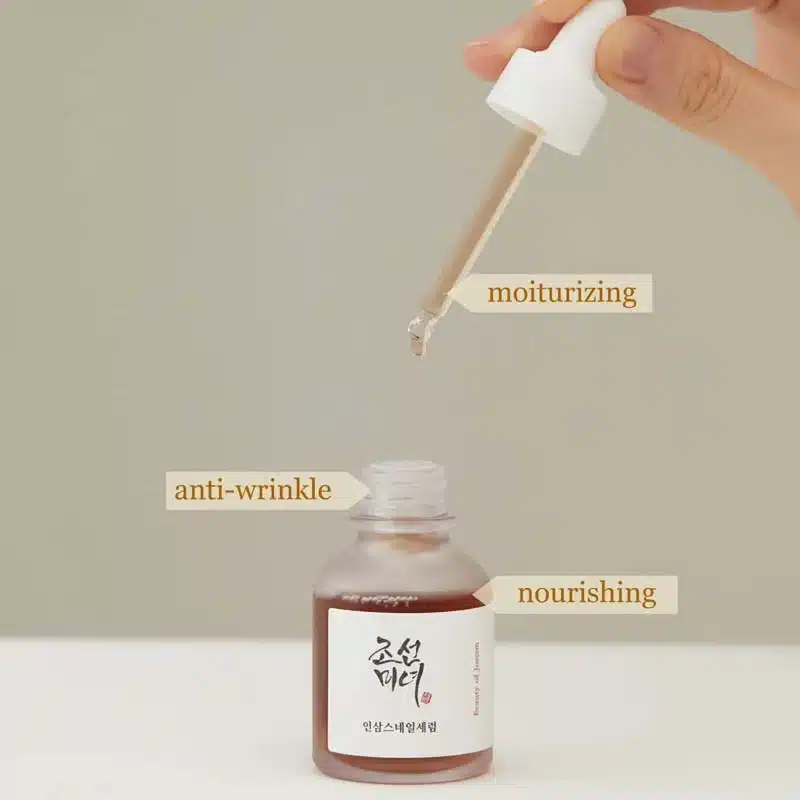 سرم ترمیم و بازسازی کننده جینسینگ و موسین حلزون بیوتی آف جوسان Beauty of Joseon revive Serum Ginseng Snail