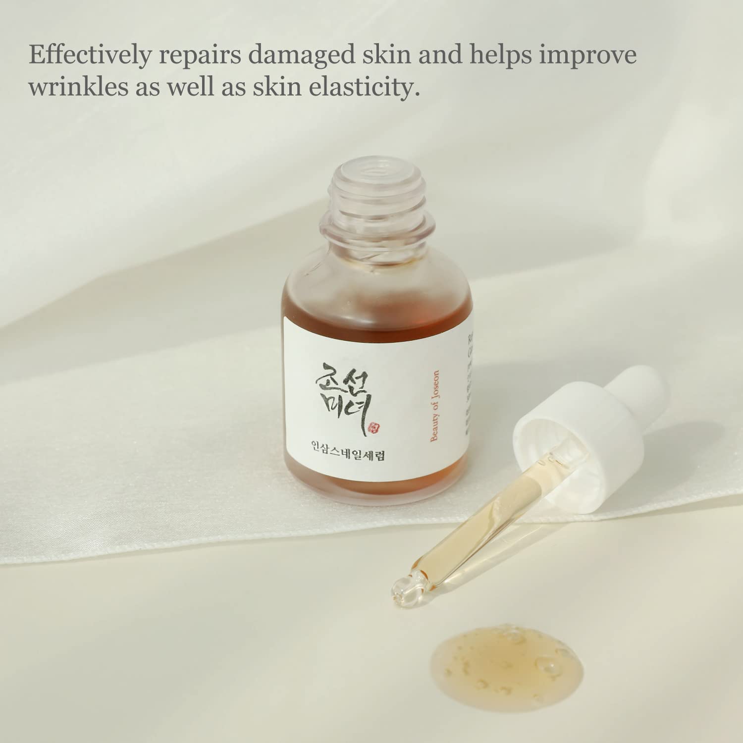 سرم ترمیم و بازسازی کننده جینسینگ و موسین حلزون بیوتی آف جوسان Beauty of Joseon revive Serum Ginseng Snail