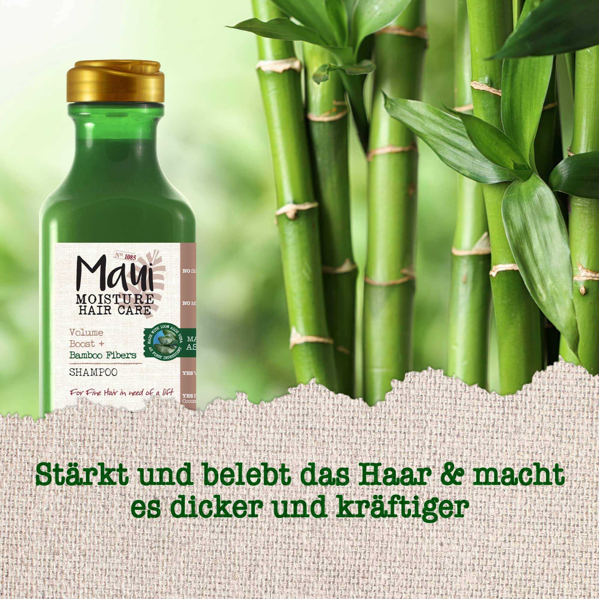 شامپو الیاف بامبو مائویی (ضد ریزش) Maui Bamboo Fiber Shampoo