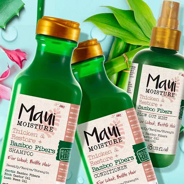 شامپو الیاف بامبو مائویی (ضد ریزش) Maui Bamboo Fiber Shampoo