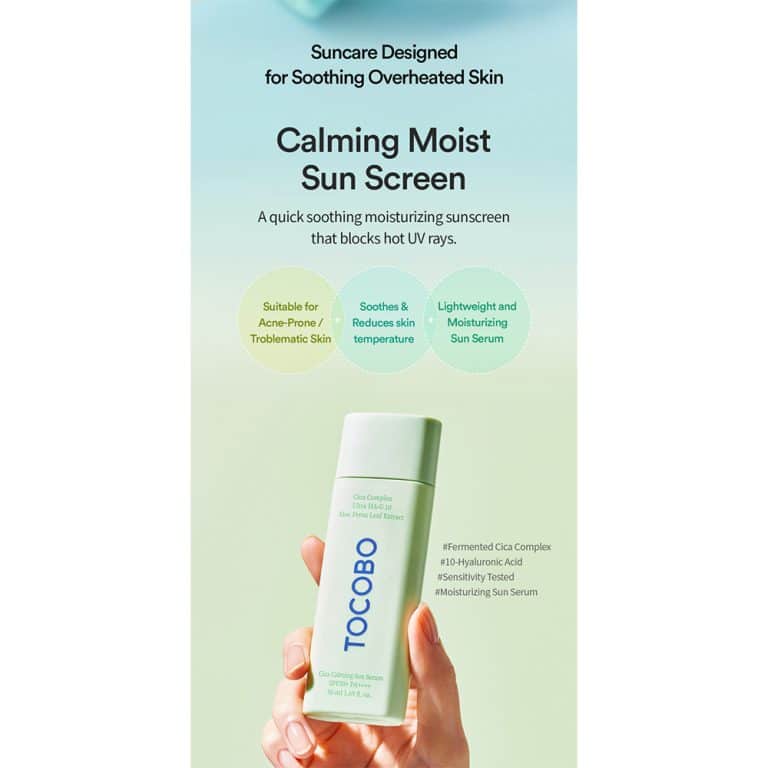 ضد آفتاب سرمی خنک کننده و سیکا توکوبو 50 میل Tocobo Cica Cooling Sun Serum