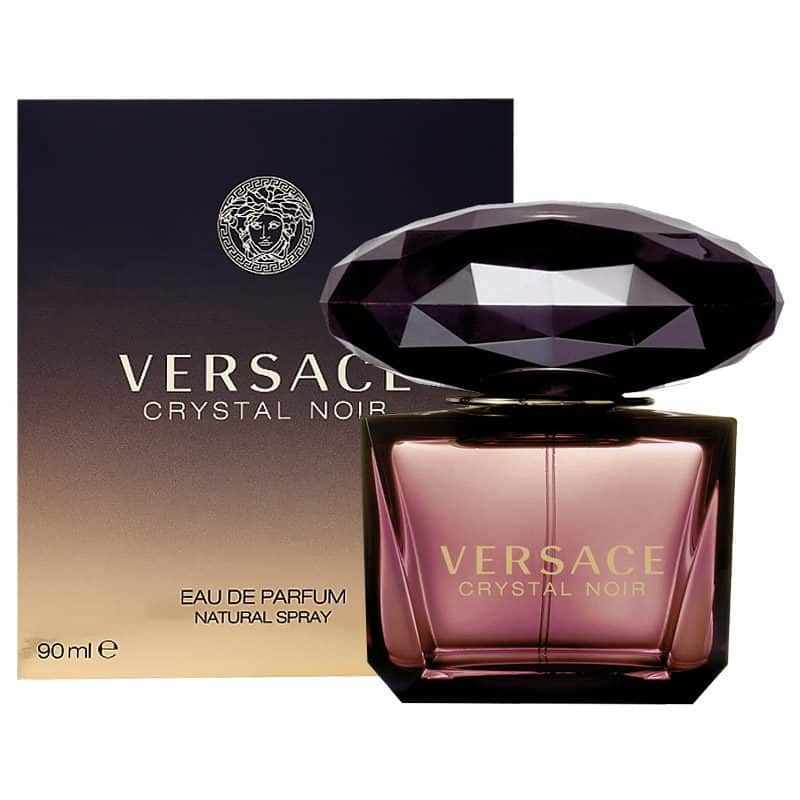 عطر ادکلن زنانه ورساچه کریستال نویر 90میل VERSACE CRYSTAL NOIR