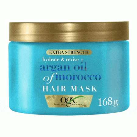 ماسک مو روغن آرگان مراکش OGX او جی ایکس بدون سولفات، مرطوب کننده عمیق و نرم کنند168 میل