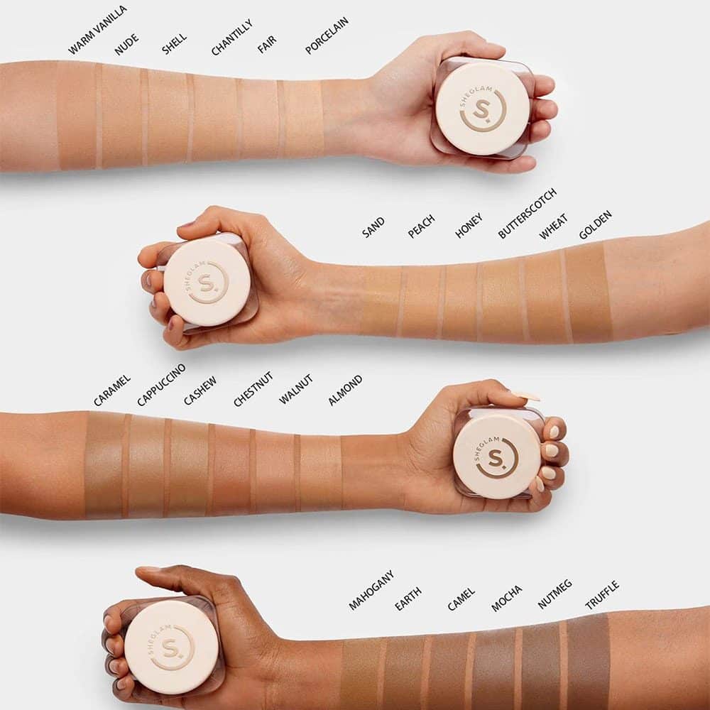 بالم کرم پودر فول کاور شیگلم SHEGLAM مدل Full Coverage Foundation Balm رنگ Fair