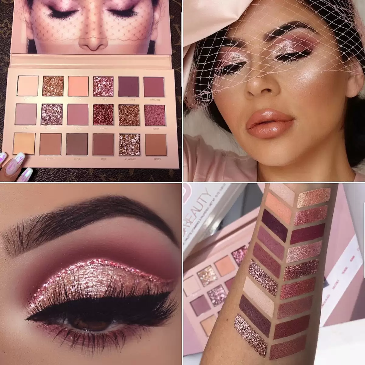پالت سایه نود هدی بیوتی Hudabeauty nude shadow palette