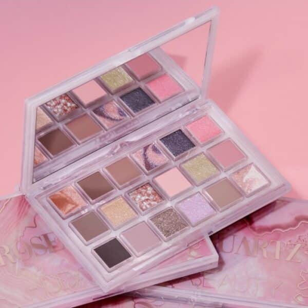 پالت سایه رز کوارتز هدی بیوتی Huda Beauty Rose Quartz Eyeshadow Palette