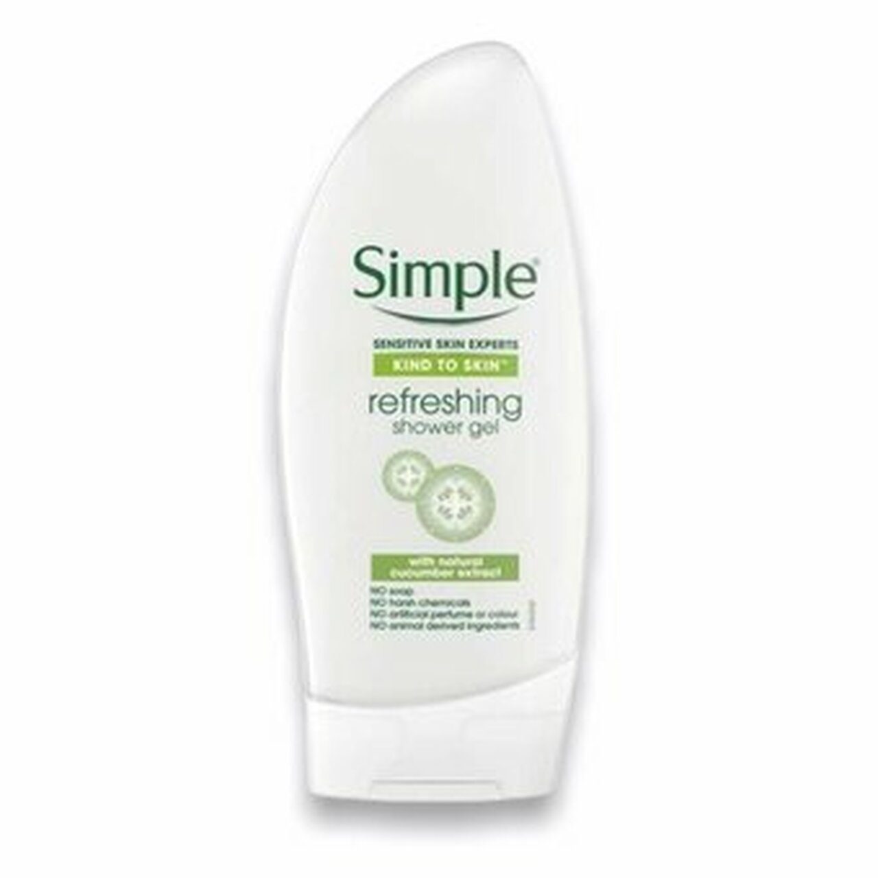 شاور ژل عصاره خیار سیمپل Simple مدل Refreshing