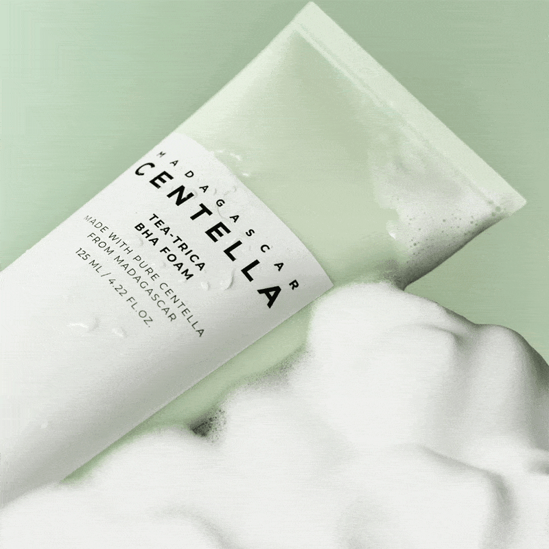 فوم بی اچ ا چای ماداگاسکار سنتلا تریکا اسکین 1004 SKIN1004 Madagascar Centella Tea Trica BHA Foam