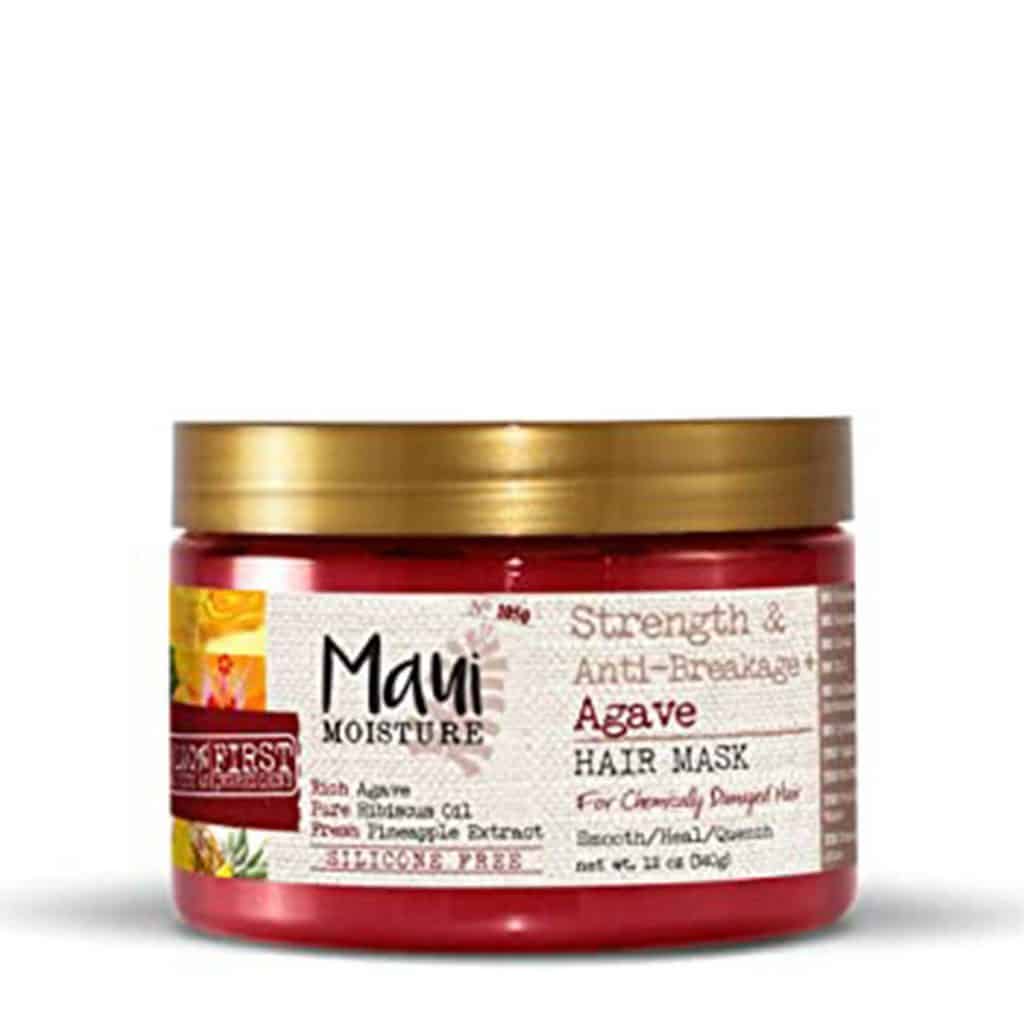 ماسک مو میوه آگاوه ضد موخوره و ترمیم کننده مو مائویی 340گرم Maui Moisture Strength & Anti-Breakage + Agave Nectar Hair Mask