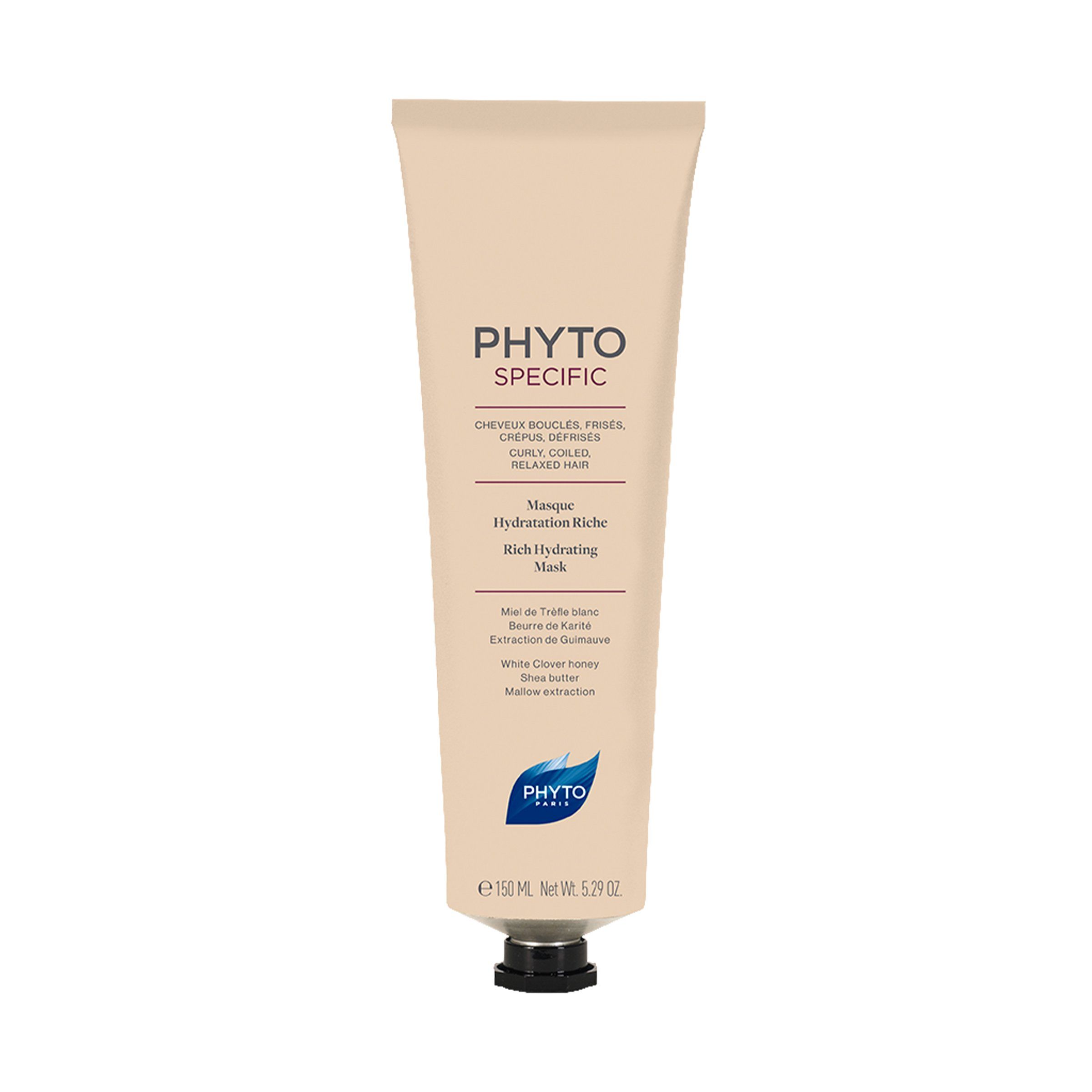 فیتو ماسک مرطوب کننده بسیار غنی / آبرسان و احیا کننده موهای آسیب دیده و شکننده 150 میل Phyto Phytokeratine Reparative Mask