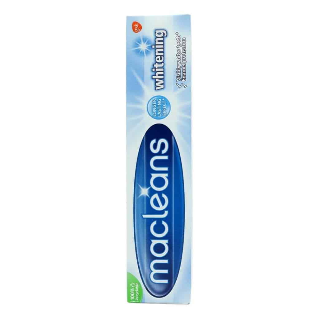 خمیر دندان 100 میل WHITENING MACLEANS