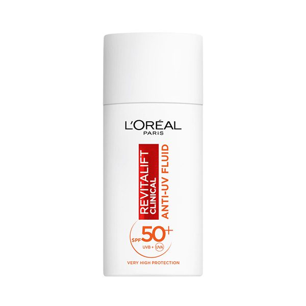 ضد آفتاب فلوئیدی لورال مدل رویتالیفت کلینیکال حاوی ویتامین سی 50 میلL’Oréal Paris Revitalift Clinical