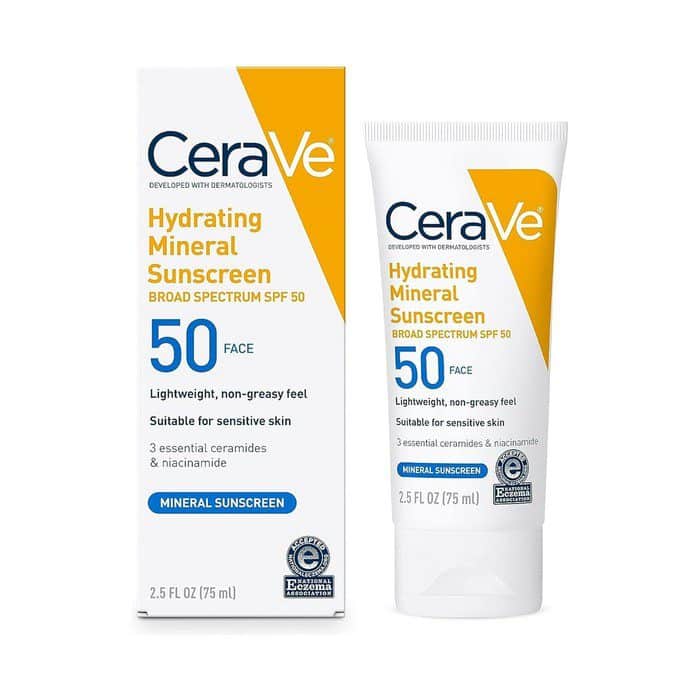 کرم ضد آفتاب مینرال سراوی Cerave مدل آبرسان