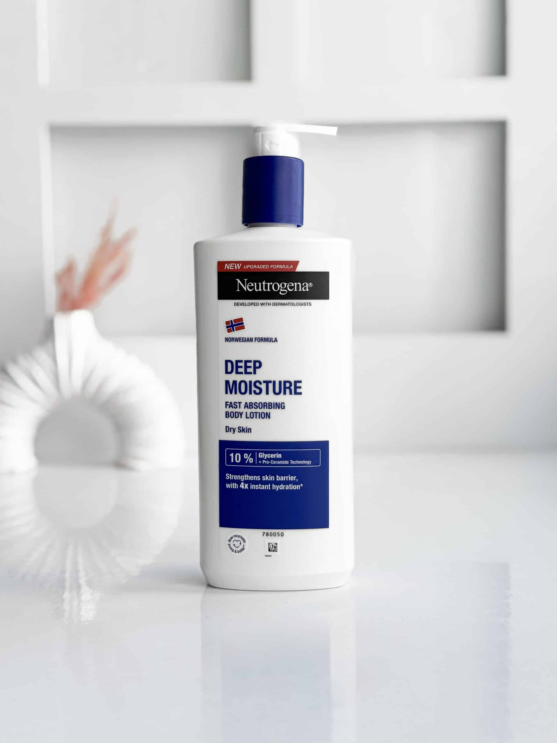 لوسیون بدن Deep Moisture نوتروژینا 400 میل مناسب پوست خشک Neutrogena
