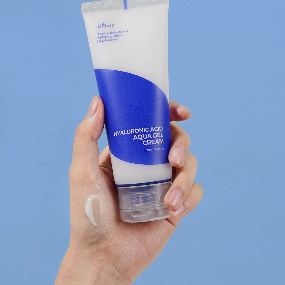 ژل کرم آکوا هیالورونیک اسید ایزنتری 100 میل ISNTREE Hyaluronic Acid Aqua Gel Cream