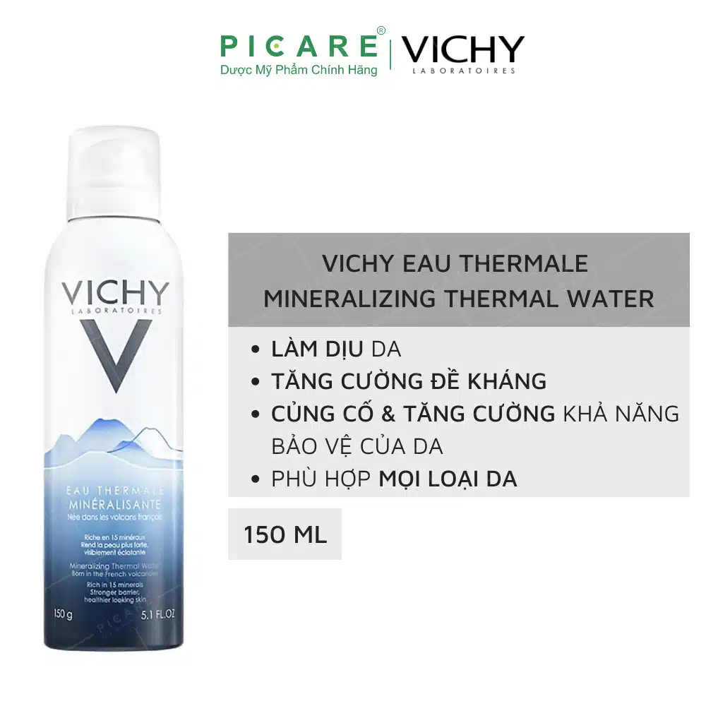 اسپری آب ویشی تسکین دهنده 150 میل Vichy Eau Thermale