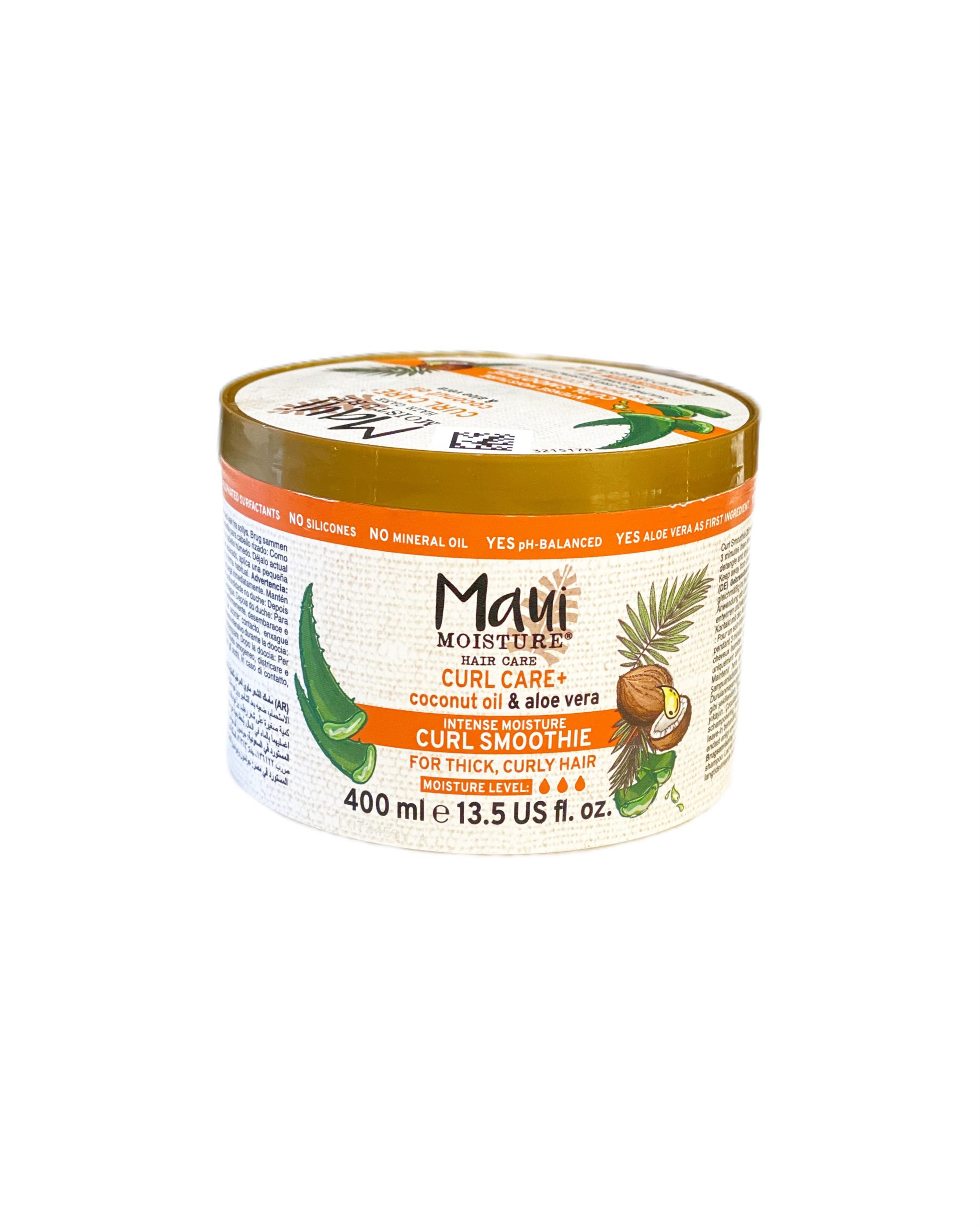 ماسک و کرم مو مائویی مناسب موهای فر ، ضد وز و حالت دهنده Maui Moisture Coconut Curls Smoothie Mask 400ml