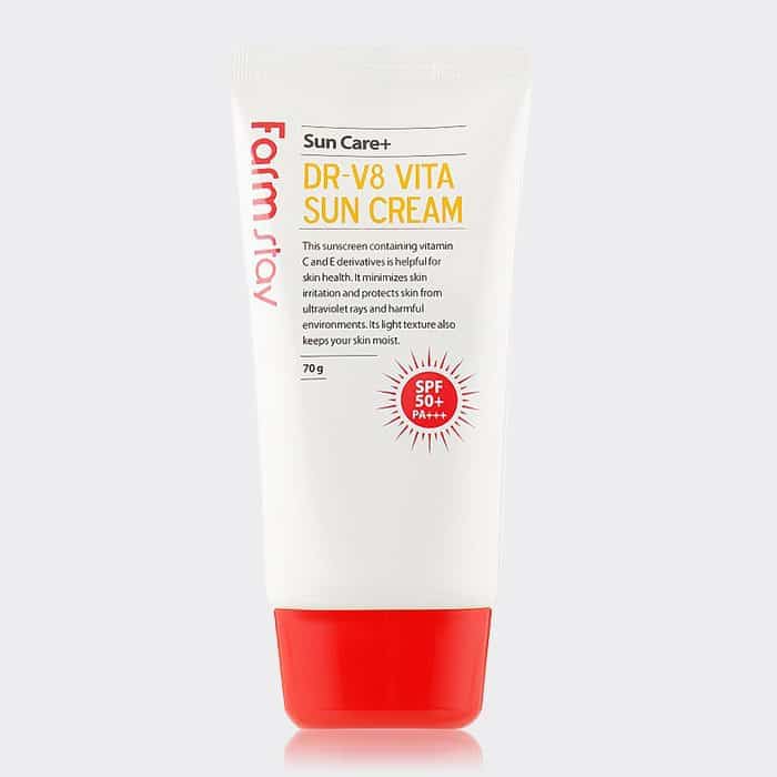 ضد آفتاب دکتر ویتامین فارم استی Farm Stay DR-V8 Vita Sun Cream 70g