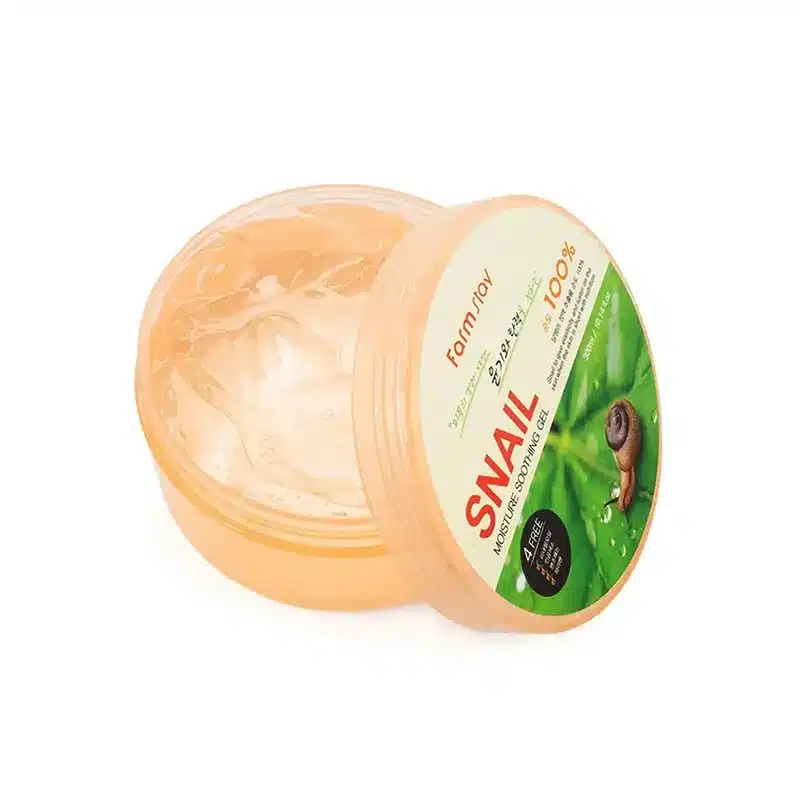 ژل سوتینگ مرطوب کننده حلزون فارم استی 300 میل FarmStay Snail Moisture Soothing Gel