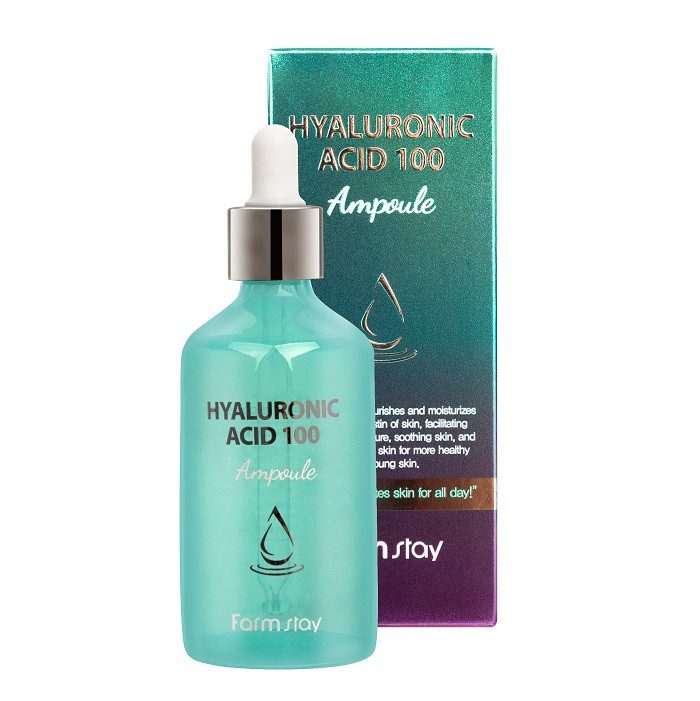 آمپول آبرسان فارم استی FARM STAY مدل HYALURONIC ACID 100