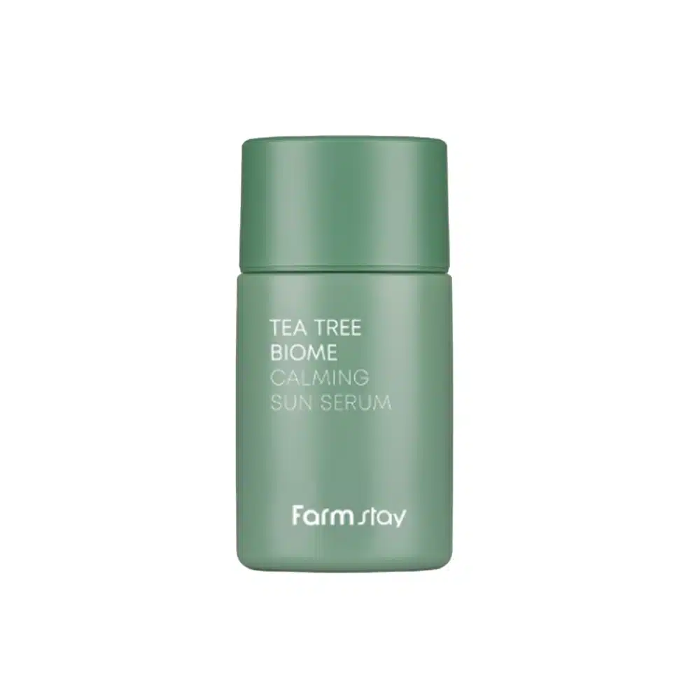 سرم ضد آفتاب فارم استی آرام بخش درخت چای بیوم Farmstay Tea Tree Biome Calming Sun Serum
