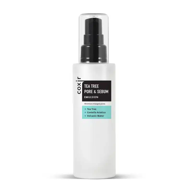 امولسیون تی تیری(درخت چای) کوکسیر کنترل سبوم و منافذ 100 میل Coxir Tea Tree Pore & Sebum Emulsion