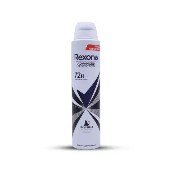 اسپری اسپرت رکسونا دئودورانت محافظ نامرئی  Rexona – 200 میل سفید مشکی