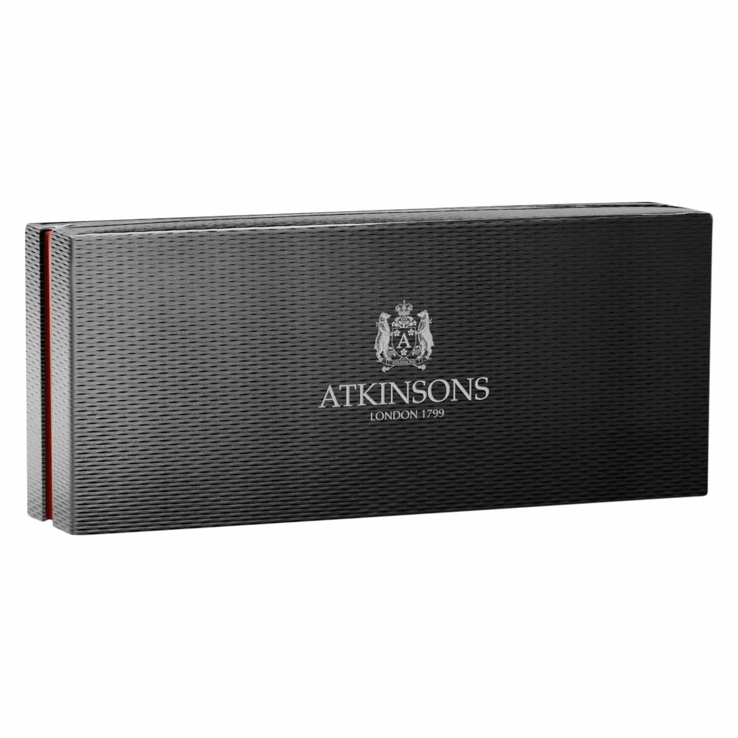 مجموعه عطر مینیاتوری 5 عددی اتکینسون با نت های مرکبات ، چوب ، نعناع و ادویه در حجم هر شیشه 5 میل ATKINSONS LONDON 1997 THE GENTLEFOLK SET