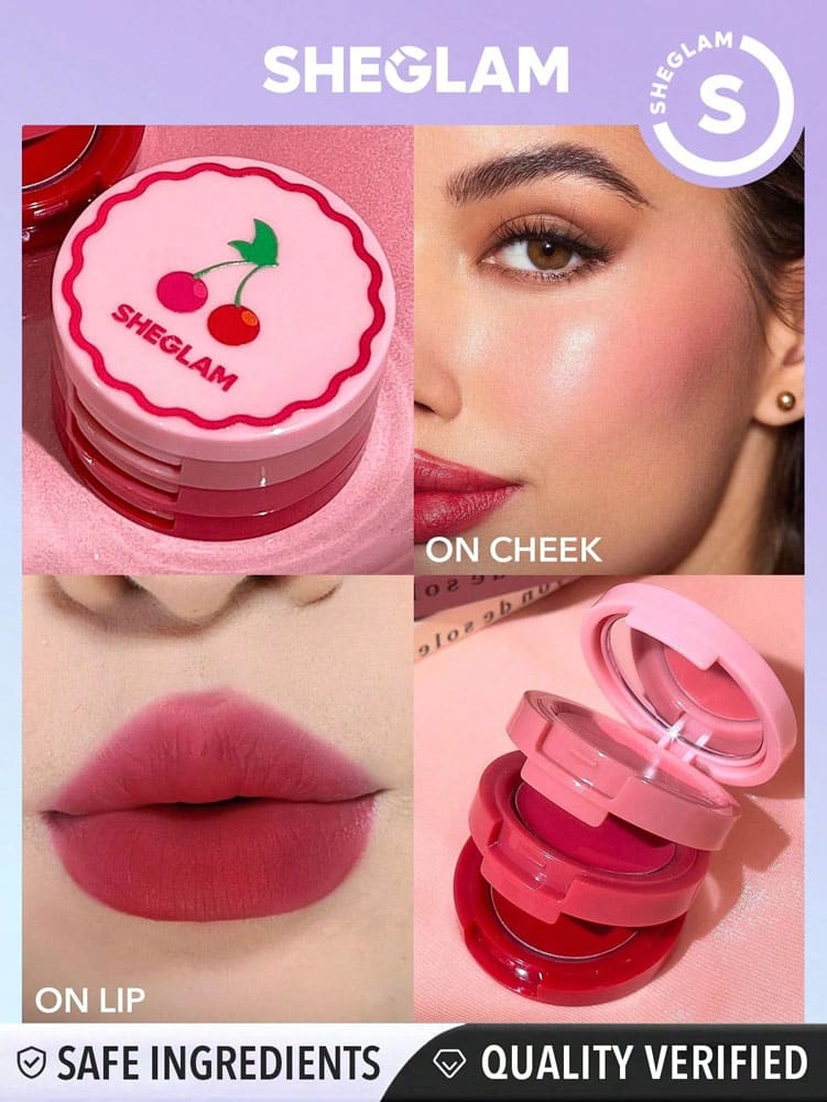 بالم و رژ لب و گونه 3 طبقه شیگلم