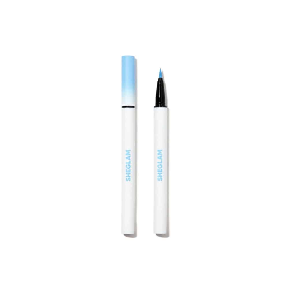 خط چشم رنگی شیگلم کالر کراش آبی Now Streaming Color Crush Liquid Eyeliner