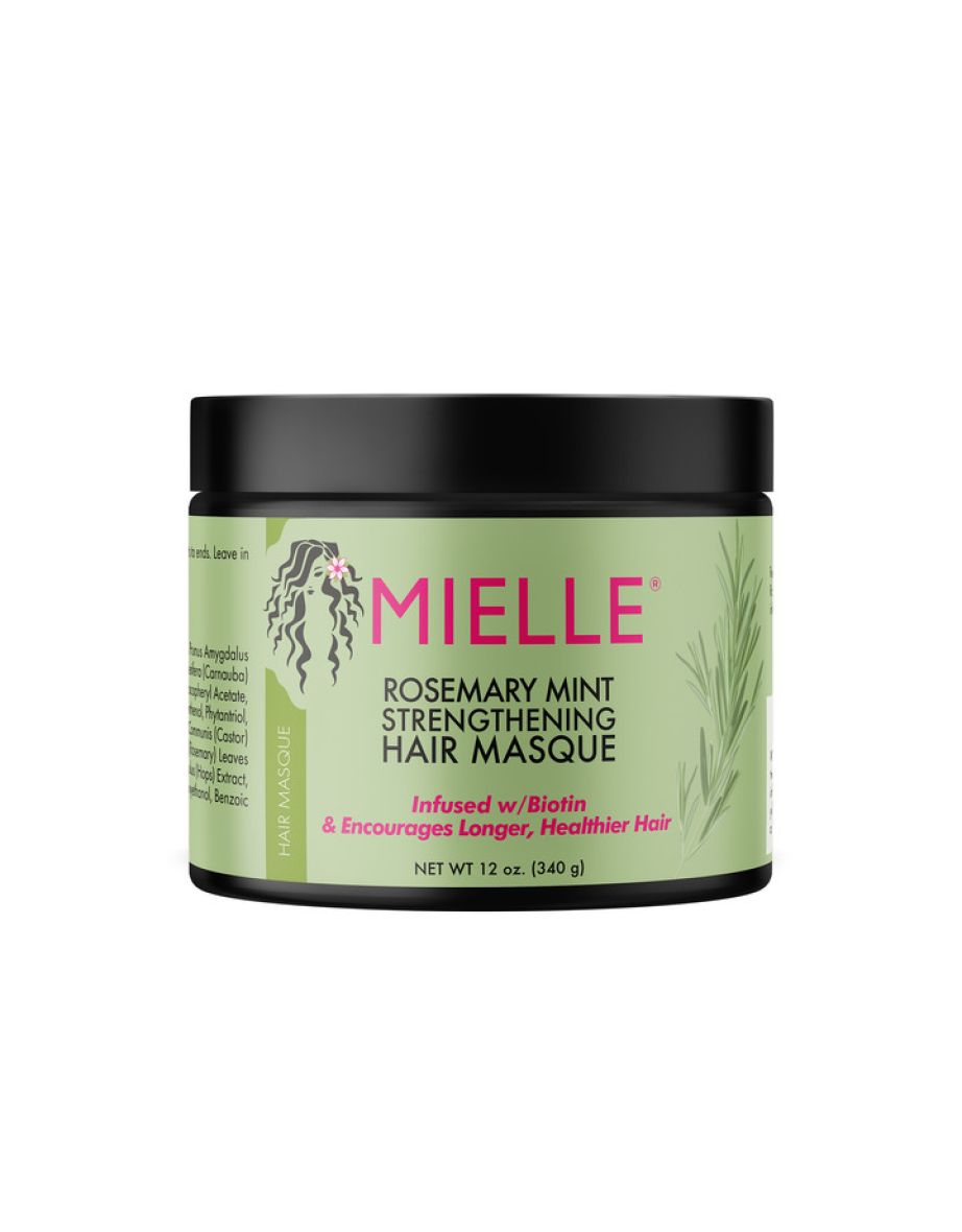 ماسک مو تقویت کننده و ضد ریزش رزماری میله 340 گرم Mielle Rosemary Mint Strengthening Hair Masque‏