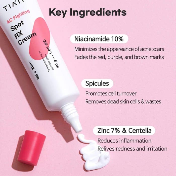 کرم نقطه ای ضد لک و جوش تیام 30 گرم TIA’M AC Fighting Spot RX Cream