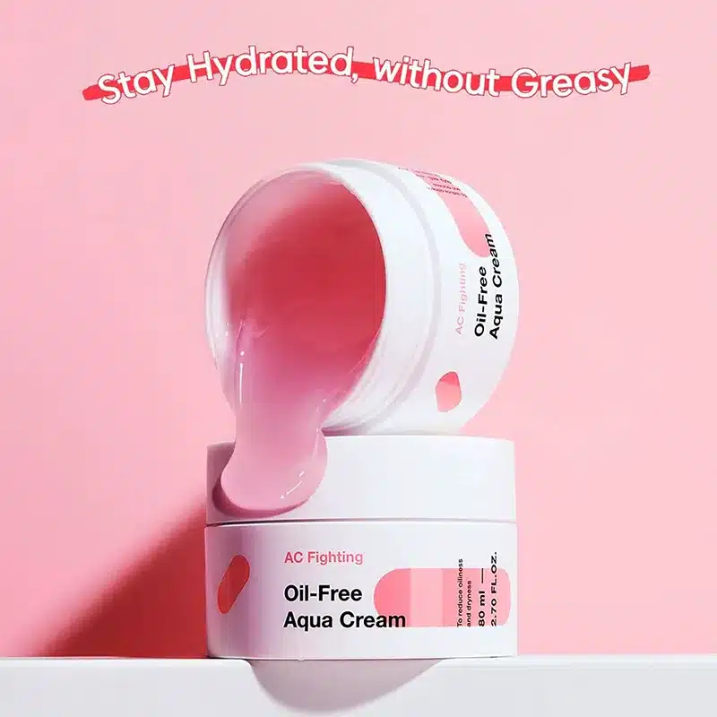 ژل کرم مرطوب کننده اویل فری آکوا تیام 80 میل TIAM AC Fighting Oil-Free Aqua Cream
