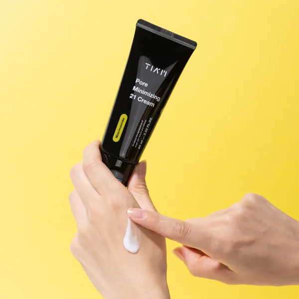 کرم روشن کننده و کنترل منافذ تیام 60 میل TIAM Pore Minimizing 21 Cream