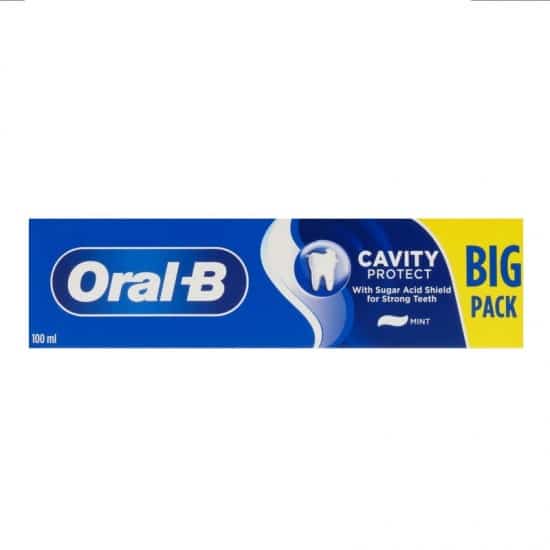 خمیر دندان اورال بی مدل اکتیو پروتکت 100 میل Oral B CAVITY PROTECT