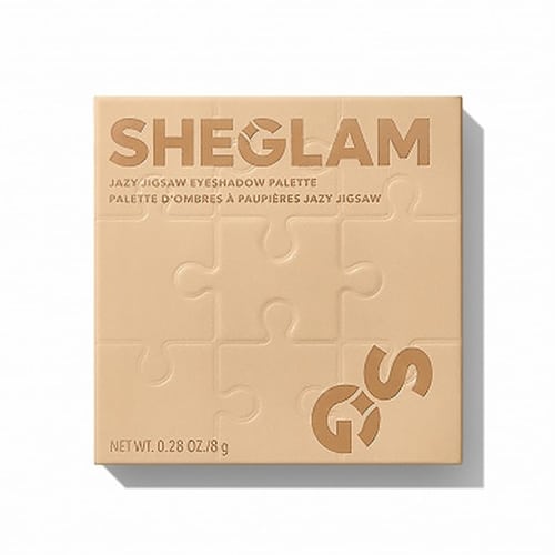پالت سایه چشم طرح پازلی شیگلم مدل جزی جیگساو رنگ Sheglam Jazy Jigsaw Eyeshadow Palette hued in nude