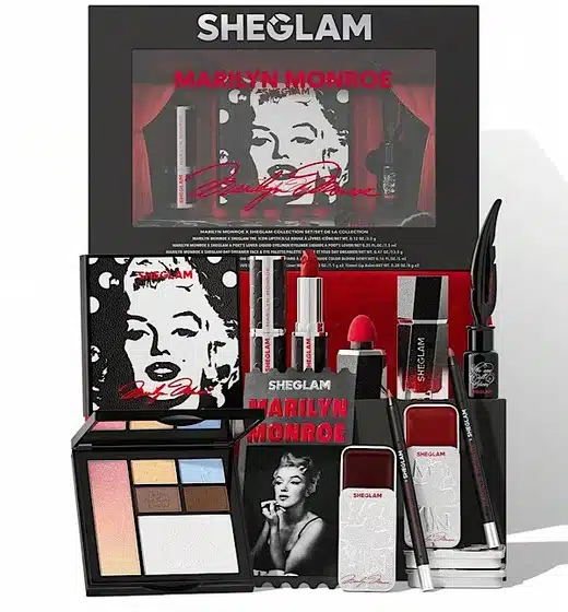 پک آرایشی مرلین مونرو شیگلم monroe X sheglam collection set