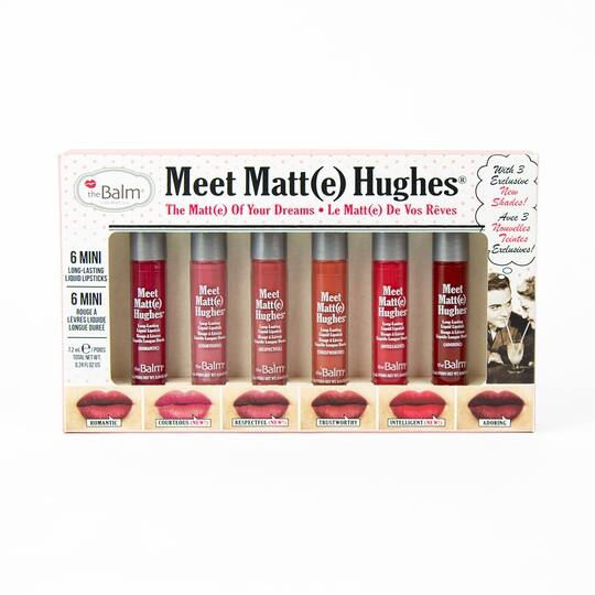 ست رژ لب مینى شماره 12 دبالم | 6 عددى THE BALM meet matte hughes
