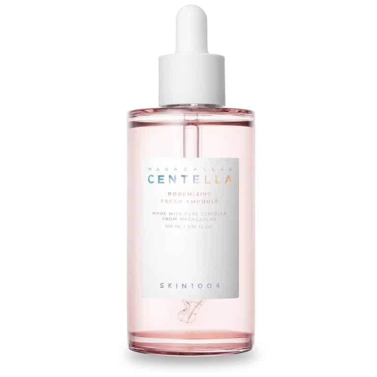 آمپول کنترل و کوچک کننده منافذ سنتلا 100 میل مدل ماداگاسکار اسکین 1004 Centella Poremizing Fresh Ampoule Madagascar