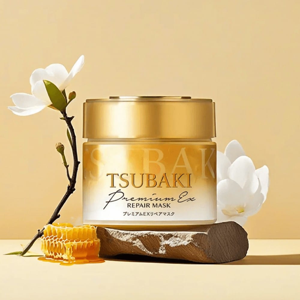 ماسک موی ترمیم کننده تسوباکی پریمیوم شیسیدو 180 گرم Shiseido Tsubaki Premium Repair Hair Mask