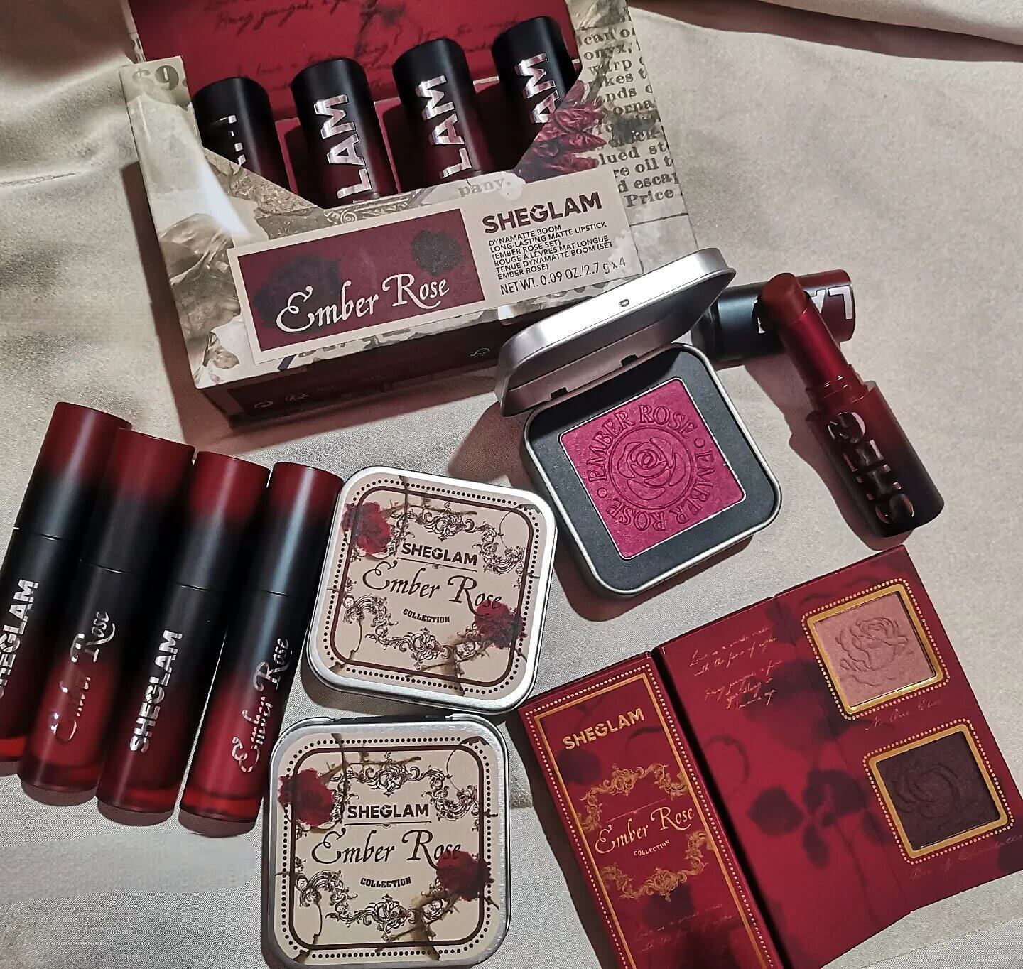 پک کامل امبر رز شیگلم | ست امبر رز  SHEGLAM Ember rose collection