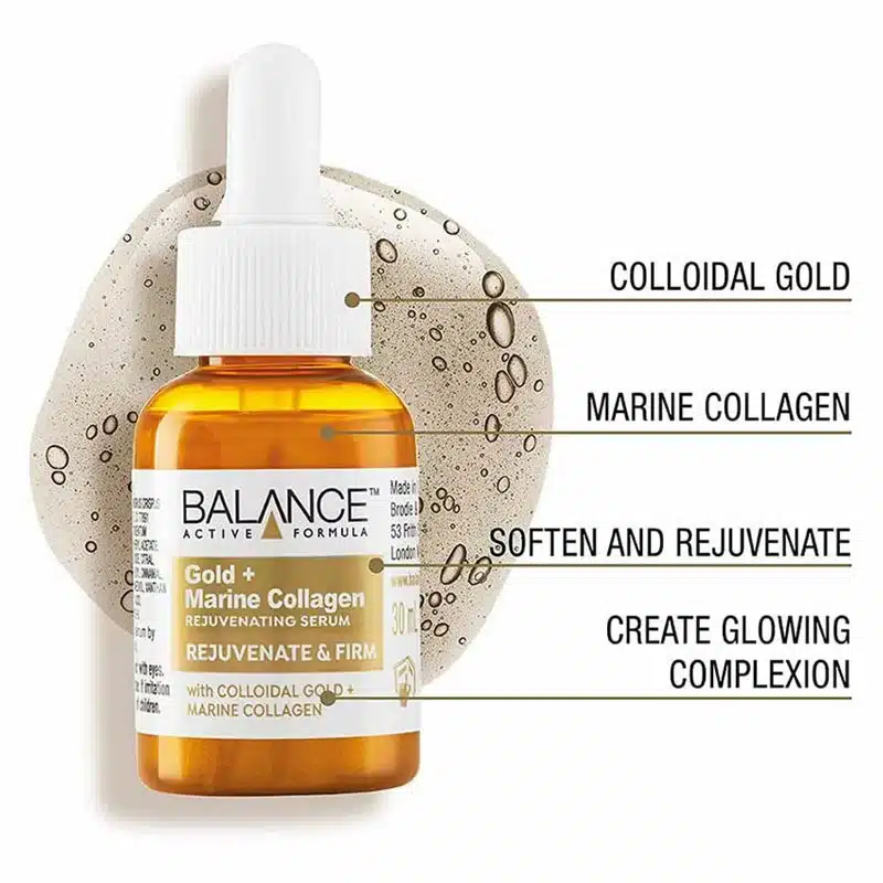 سرم گلد کلاژن بالانس 30 میل Balance Skincare Gold Collagen Rejuvenating Serum